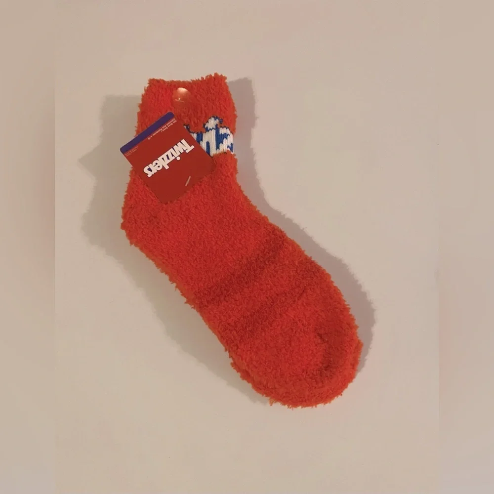 🔴Fun Fuzzy Novelty Socks Featuring Twizzler Brand
